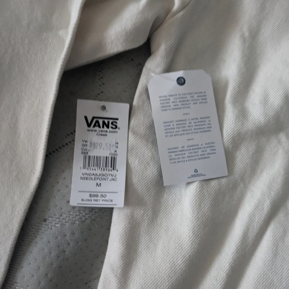 Vans Anaheim Factory Collection Women Medium Needlepoint Jacket Floral 102025 - Picture 10 of 13
